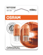 Автолампи Автолампа Osram WY5W Original 12V 5W 2827NA-02B (2 шт.)