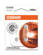 Автолампи Автолампа Osram С5W Original 12V 5W 6418-02B (2 шт.)
