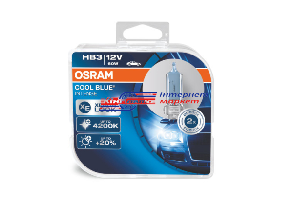 Автолампа Osram HB4 Cool Blue Intense 12V 51W 9006CBI-HCB DUO (2 шт.)