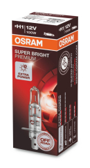 Автолампа Osram H1 Super Bright Premium 12V 100W 62200SBP (1шт.) - Фото 1