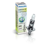 Автолампи Автолампа Philips H1 LongLife EcoVision 12V 55W 12258LLECOC1 (1 шт.)