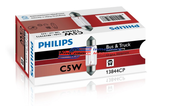 Автолампа Philips С5W Standard 24V 5W 13844CP (1 шт.)