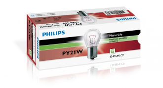 Автолампи Автолампа Philips PY21W MasterLife 24V 21W 13496MLCP (1 шт.)