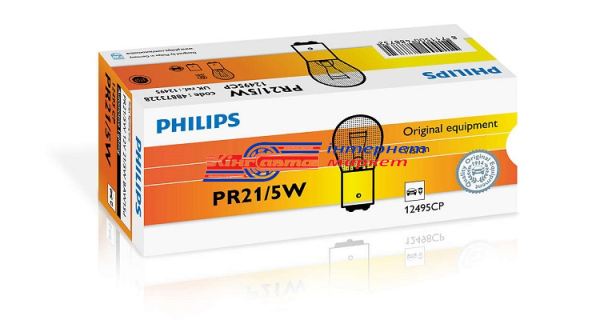 Автолампа Philips PR21/5W Vision 12V 21/5W 12495CP (1 шт.)