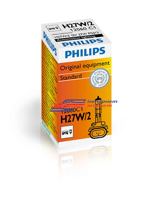 Автолампа Philips H27/2 Standard 12V 27W 12060C1 (1шт.)