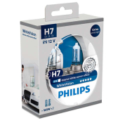 Автолампи Автолампа Philips H7+W5W WhiteVision 12V 55W 12972WHVSM (2 шт.)