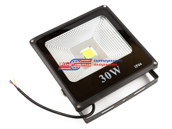 Прожектор SLIM YT-30W COB, 2700Lm, IP66 (влагозащита) - 30, премиум-класс