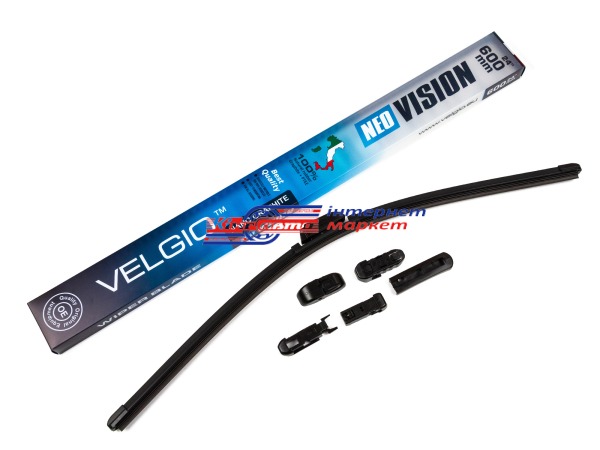 Щітка склоочисника безкаркасна Velgio Neo Vision 24" (600 мм)