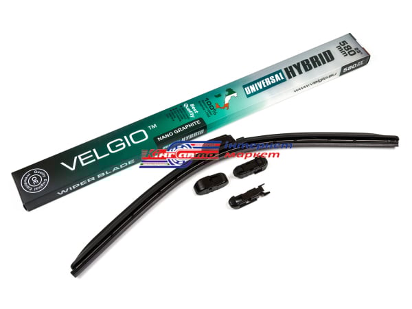 Щітка склоочисника гібридна Velgio Universal Hybrid 23" (580мм)