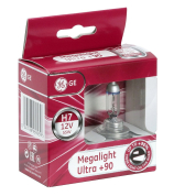 Автолампи Автолампа General Electric H7+W5W Megalight Ultra+90 12V\55W (99628-HCB, к-т.)