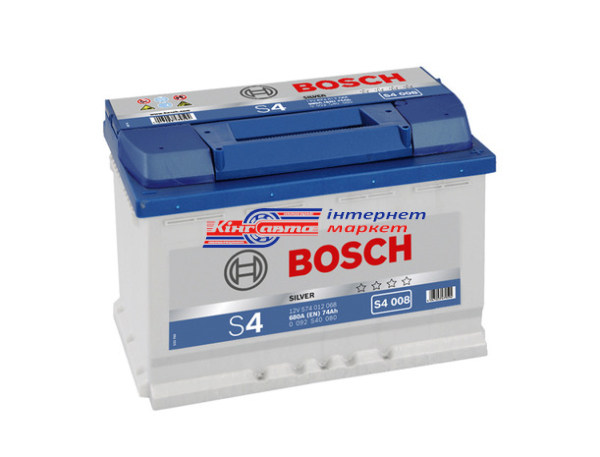 BOSCH S4 0092S40080 74Ah\680A Euro батарея акумуляторна
