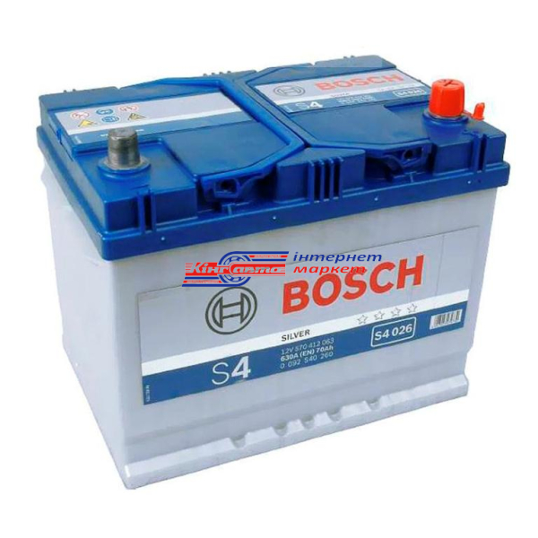 BOSCH S4 0092S40260 70Ah\630A Euro JP батарея акумуляторна