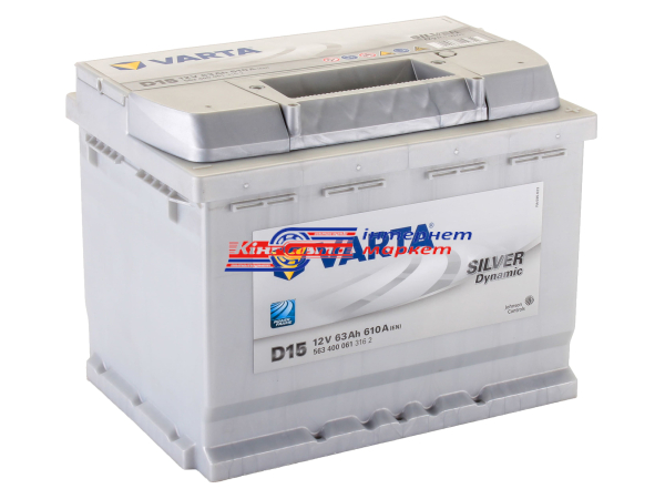 VARTA Silver Dynamic 563400061 63Ah\610A Euro батарея акумуляторна