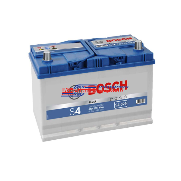 BOSCH S4 0092S40290 95Ah\830A Standart JP батарея акумуляторна