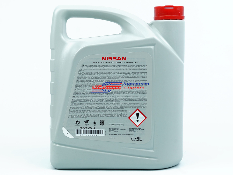 NISSAN Motor oil 5W40 5л KE90090042 олива моторна синтетична