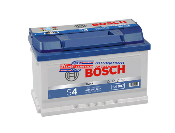 BOSCH S4 0092S40070 72Ah\680A Euro батарея акумуляторна
