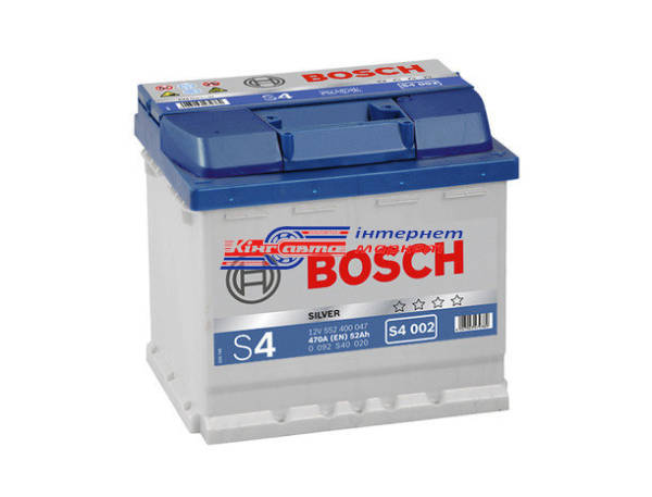 BOSCH S4 0092S40020 52Ah\470A Euro батарея акумуляторна