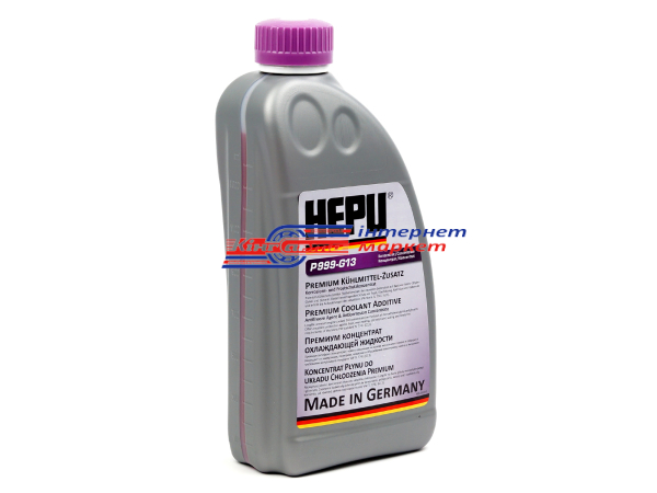 HEPU G13 1,5л  рідина охолоджуюча (антифріз, концентрат, фіолетовий)