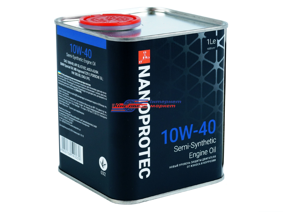 NANOPROTEC 10W40 1л  олива моторна напівсинтетична