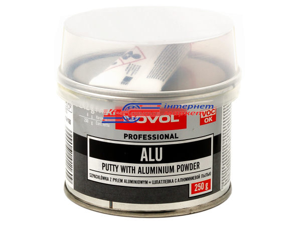 Шпаклівка з алюмінієвим пилом Novol ALU (1160) 250мл