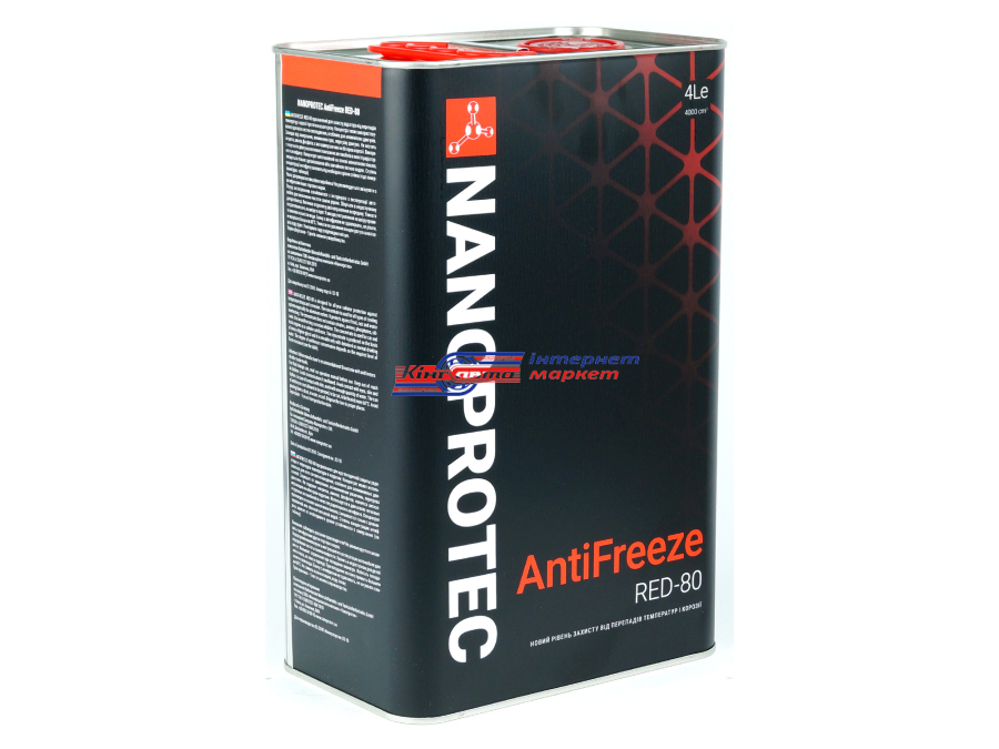NANOPROTEC AntiFreeze Red G12 4л рідина охолоджуюча (антифріз, концентрат, червоний)