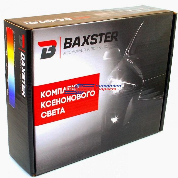 Автолампа ксеновая Baxster HB3 12V\35W (6000K, к-т.)