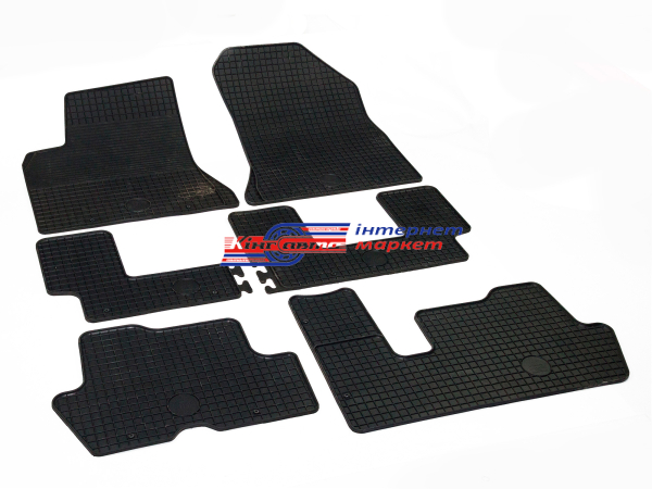 DOMA килимки автомобільні гумові (к-т) Citroen C4 Picasso 6 шт. (2007-2013 )
