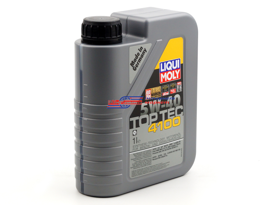 LIQUI MOLY Top Tec 4100 5W40 1л 7500/9510 олива моторна синтетична
