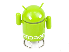 FM Модулятори Міні спікер Робот Андроїд зелений, мікро CD, міні USB