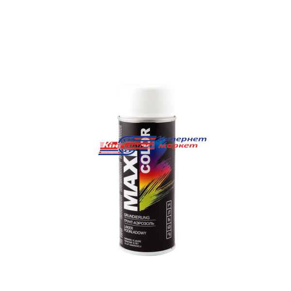 Фарба емалева Maxi Color MX9010М біла матова 400мл