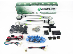 Склопідйомники Комплект склопідіймача 2 скла Convoy ZX-5 гнучкий трос