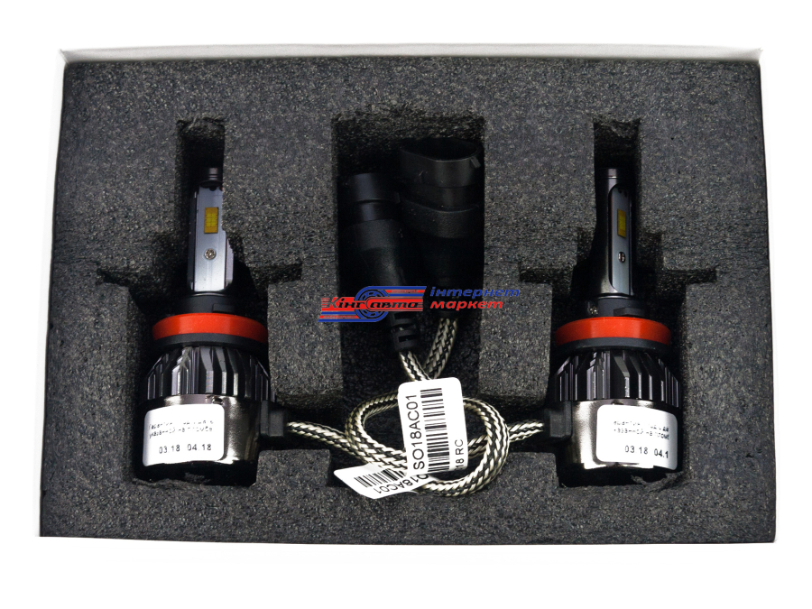 Автолампа світлодіодна Fantom FT H11 12-24V 5500K (2 шт.)