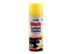 Автокосметика Поліроль для панелі приладів Nowax NX00201 Black Cockpit Cleaner Vanilla 200мл