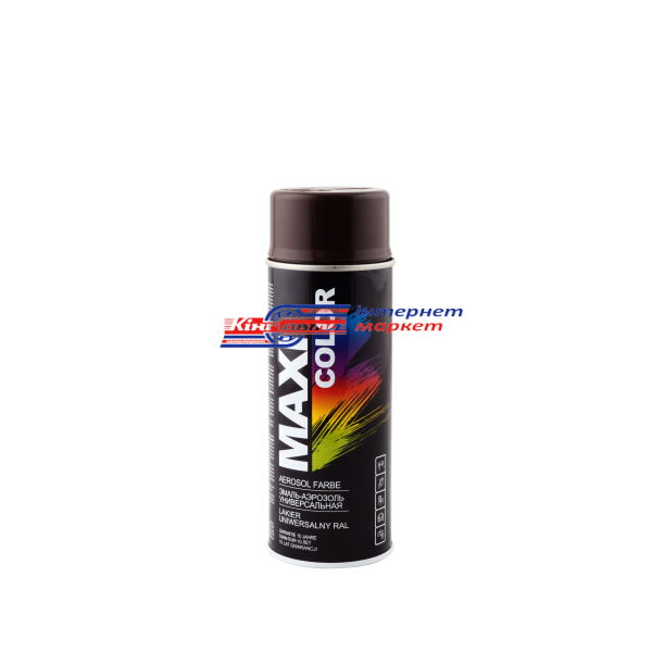Фарба емалева Maxi Color MX8017 шоколадно-коричнева 400мл