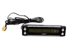 Додаткові датчики Годинник "VST" із внутрішнім/зовнішнім термометром, підсвічуванням (VST-7036)