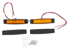 Для вантажівок Габарит NTK 12V 6-ти діодний жовтий (2шт.)