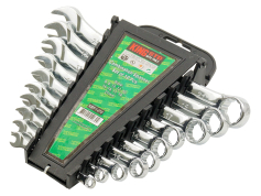 Набір ключів гайкових Набір ключів ріжково-накидних 10 пр. (6-21мм) King STD