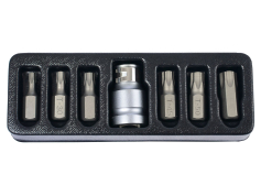 Набори біт Набір біт 3/8" Torx T25-55 (30 мм) 7 пр. KingRoy