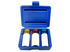 Набори головок Набір головок торцевих (шиномонтажні) 3 пр. 1/2", King Roy (30167)