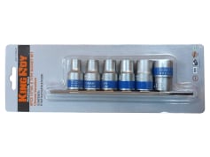 Набори головок Набір головок торцевих E- тип 6 пр. 1/2", King Roy (31760-6)