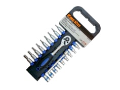 Набори інструментів комбіновані Набір інструментів комбінований King Roy (31593) 20 пр. 1/4"  (на планці)