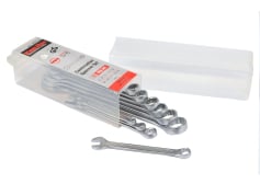 Набір ключів гайкових Набір ключів ріжково-накидних, пласт. футляр 10 пр. (6-21мм) King Roy