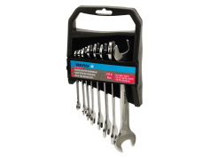 Набір ключів гайкових Набір ключів ріжкових, Cr-V, 8шт. (6-22мм) Berg