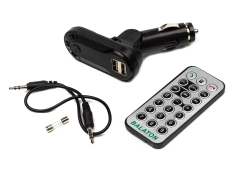 FM Модулятори Модулятор Balaton electro BМ-220 з Bluetooth (2 USB/microSD/пульт/дисплей)