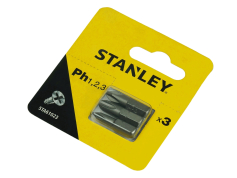 Набори біт Набір біт PH 1,2,3  L=25 мм 3 од. Stanley (STA61023)