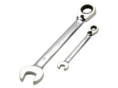 Ключ ріжково-накидний Ключ рожково-накидной с трещоткой BERG