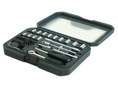 Набори інструментів комбіновані Набір інструментів комбінований 41 пр. 1/4" Alpha Tools (30-041)