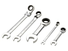 Ключ ріжково-накидний TOPTUL ключ ріжково-накидний з тріскачкою нерухомою укорочений 10 мм