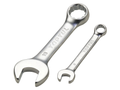 Ключ ріжково-накидний TOPTUL ключ ріжково-накидний короткий під кутом 15° 7 мм