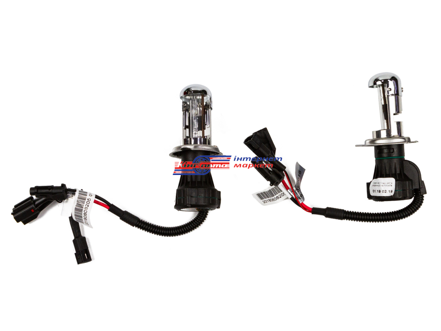 Автолампа біксенонова Michi H4 12V/35W 6000K (2 шт.)